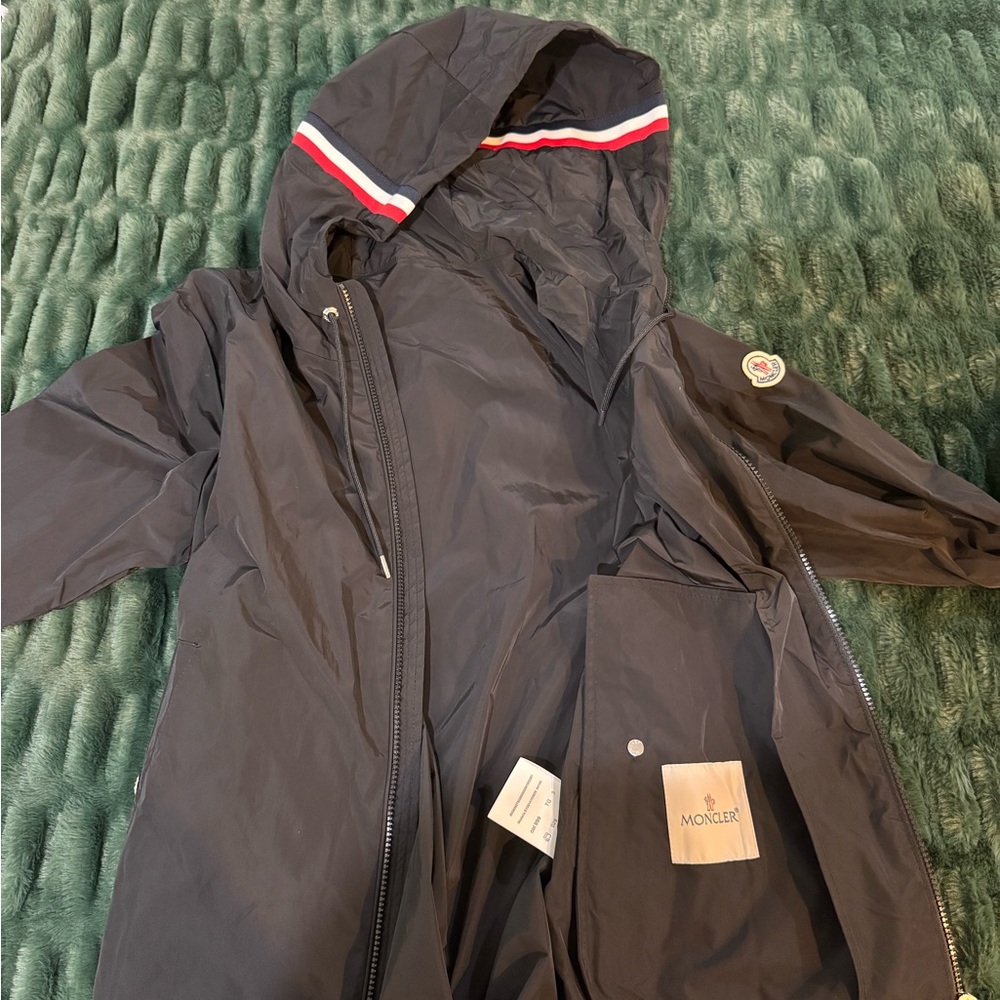 Moncler Black Windbreaker Jacket